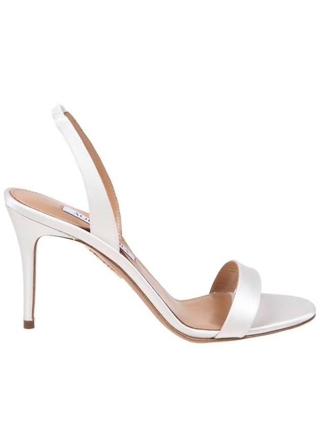 Aquazzura Sandal In Satin Fabric - AQUAZZURA - BALAAN 1