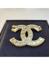 Pearl Brooch Classic CC Logo Crystal Gold A64762 - CHANEL - BALAAN 5