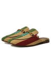 Striped Canvas Bloafers - GUCCI - BALAAN 3