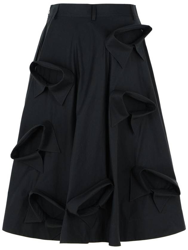 Moschino Black Cotton Skirt - MOSCHINO - BALAAN 3