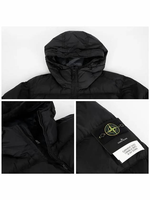 Crinkle Reps Re-Nylon Down Padding Black - STONE ISLAND - BALAAN 6