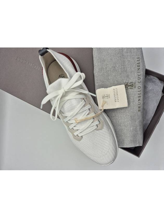 Knit Running Sneakers White - BRUNELLO CUCINELLI - BALAAN 11