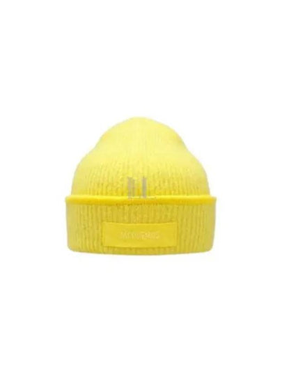 The Gros Grain Beanie Yellow - JACQUEMUS - BALAAN 2