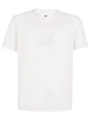 Print Logo Short Sleeve T-Shirt White - CP COMPANY - BALAAN 2