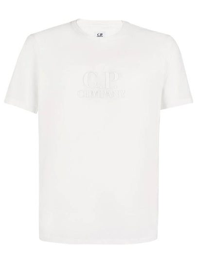 Print Logo Short Sleeve T-Shirt White - CP COMPANY - BALAAN 2