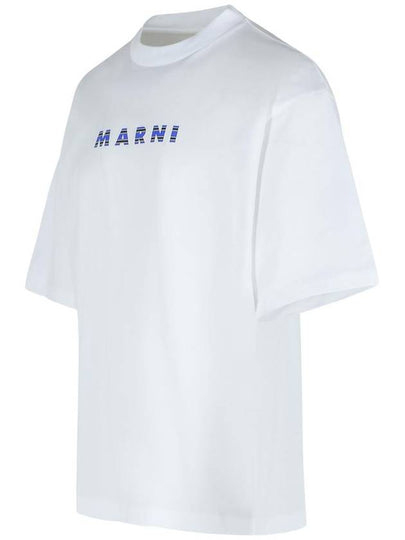 Marni White Cotton T-Shirt - MARNI - BALAAN 2