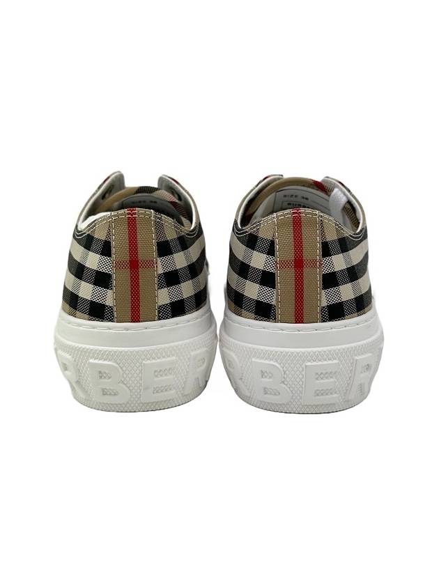 Vintage Check Cotton Sneakers Archive Beige - BURBERRY - BALAAN 4