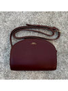 Demi Lune Mini Half Moon Cross Bag Burgundy - A.P.C. - BALAAN 5