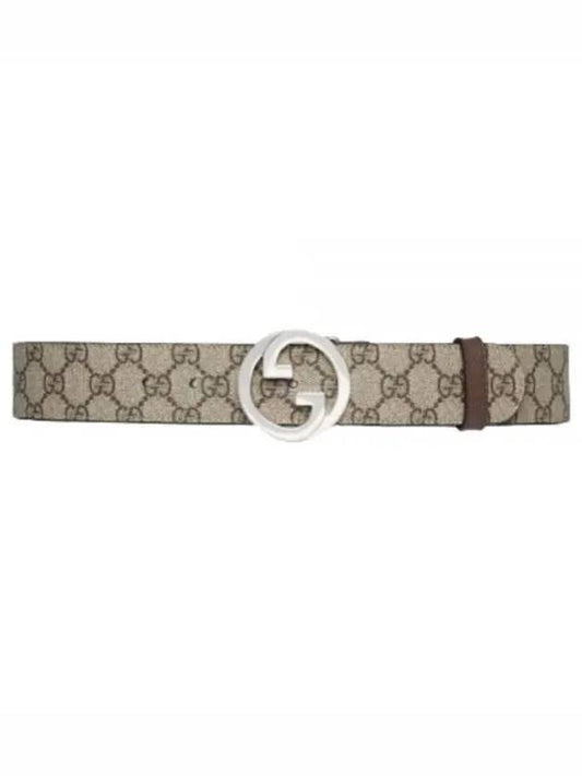 GG Supreme Two-tone Belt Beige - GUCCI - BALAAN 2