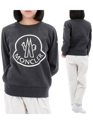 Kids Logo Sweatshirt 8G00011 899PS 990 K - MONCLER - BALAAN 1