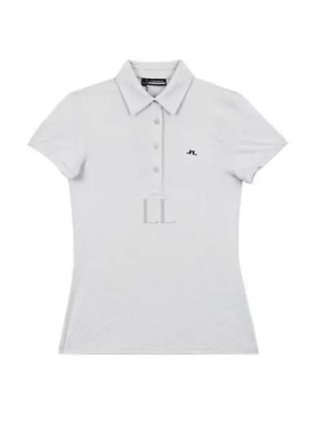 Golf Alaya Jacquard Polo GWJT07569 U053 Women's Alaya Jacquard Polo - J.LINDEBERG - BALAAN 2