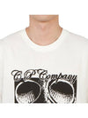 Print Cotton Short Sleeve T-Shirt White - CP COMPANY - BALAAN 7