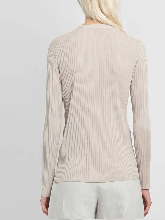 22FW Bertone rib knit cardigan beige 93460329 001 - MAX MARA - BALAAN 4