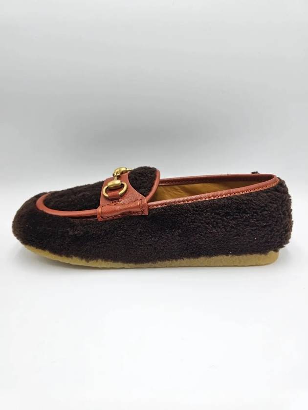 Men's Horsebit Teddy Loafer Brown - GUCCI - BALAAN 4