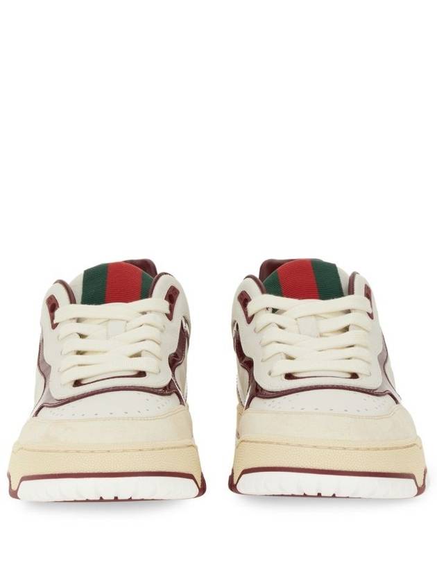 Women's Reweb Low Top Sneakers White - GUCCI - BALAAN 4