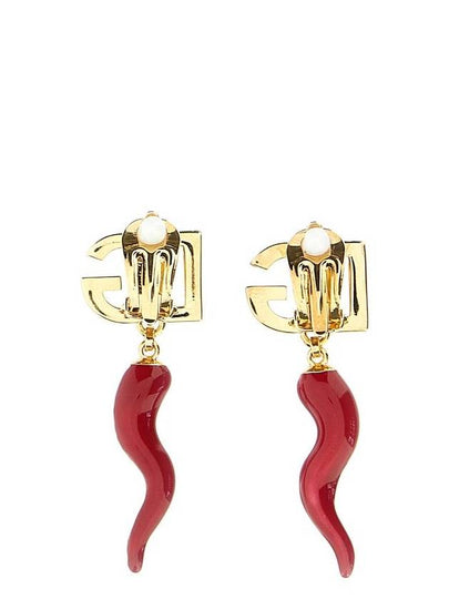 Dolce & Gabbana Creole Earring With Croissant - DOLCE&GABBANA - BALAAN 2