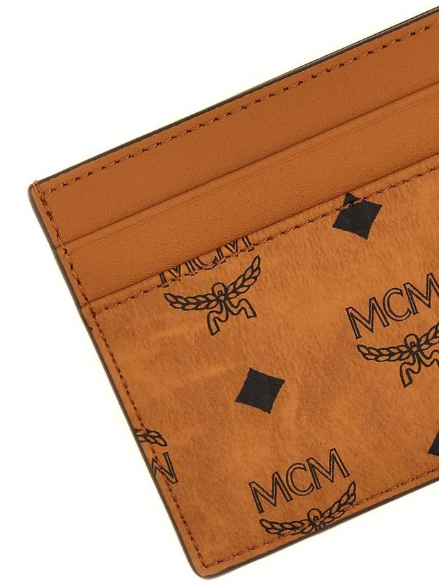 Aren Visetos Card Wallet Brown - MCM - BALAAN 4