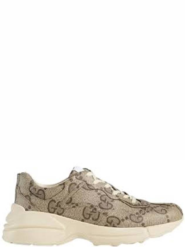 100 GG Supreme Rhyton Low Top Sneakers Beige - GUCCI - BALAAN 2