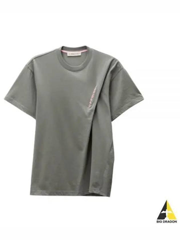 YPROJECT CLASSIC PINCHED LOGO T SHIRT TS71S24 KHAKI pinch - Y/PROJECT - BALAAN 1