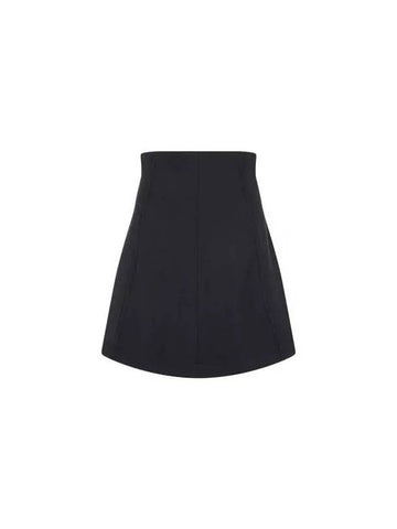 Women s Seam A Line Mini Skirt Black - GIORGIO ARMANI - BALAAN 1