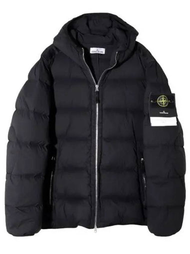 Seamless tunnel nylon down hood blouson padded jumper - STONE ISLAND - BALAAN 1