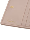 Matelasse Leather Half Wallet Light Pink - MIU MIU - BALAAN 9