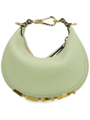 Nano Fendigraphy Hobo Tote Bag Green - FENDI - BALAAN 1