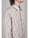 FF Linen Long Sleeve Shirt Rock - FENDI - BALAAN 3