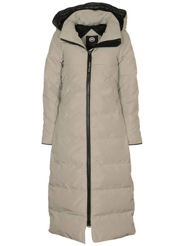 Mystique Satin Long Parka White - CANADA GOOSE - BALAAN 1