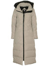 Mystique Satin Long Parka White - CANADA GOOSE - BALAAN 1