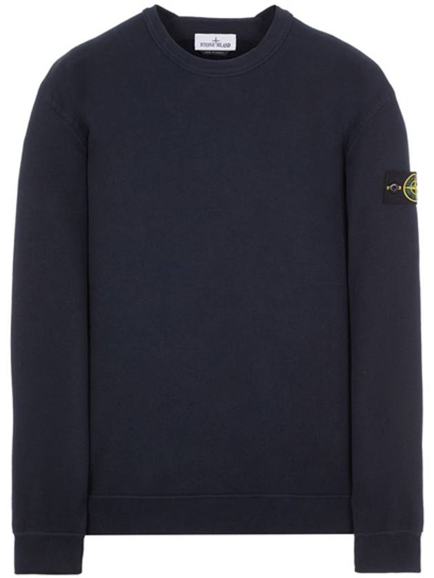 Waffen Patch Crew Neck Sweatshirt Navy - STONE ISLAND - BALAAN 2