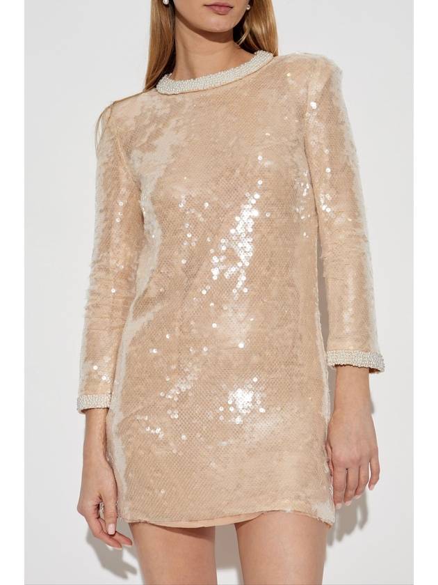 Self Portrait Sequin Dress, Women's, Beige - SELF PORTRAIT - BALAAN 3