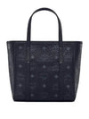 Aren Visetos Shopper Tote Bag Black - MCM - BALAAN 7