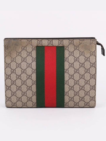 GG Supreme small clutch bag 475316 - GUCCI - BALAAN 1