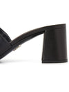 Quilting Nappa Leather Sandals Heel Black - PRADA - BALAAN 9