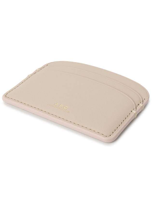 Demi Lune Card Wallet Light Beige - A.P.C. - BALAAN 4