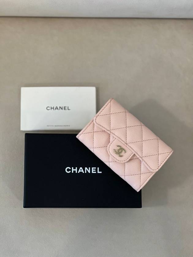 Limited Edition Classic Kleottok Light Pink Caviar Strawberry Milk Color AP0214 - CHANEL - BALAAN 4