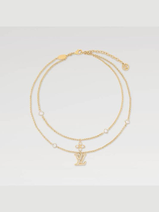 Lady LV Necklace Gold - LOUIS VUITTON - BALAAN 1