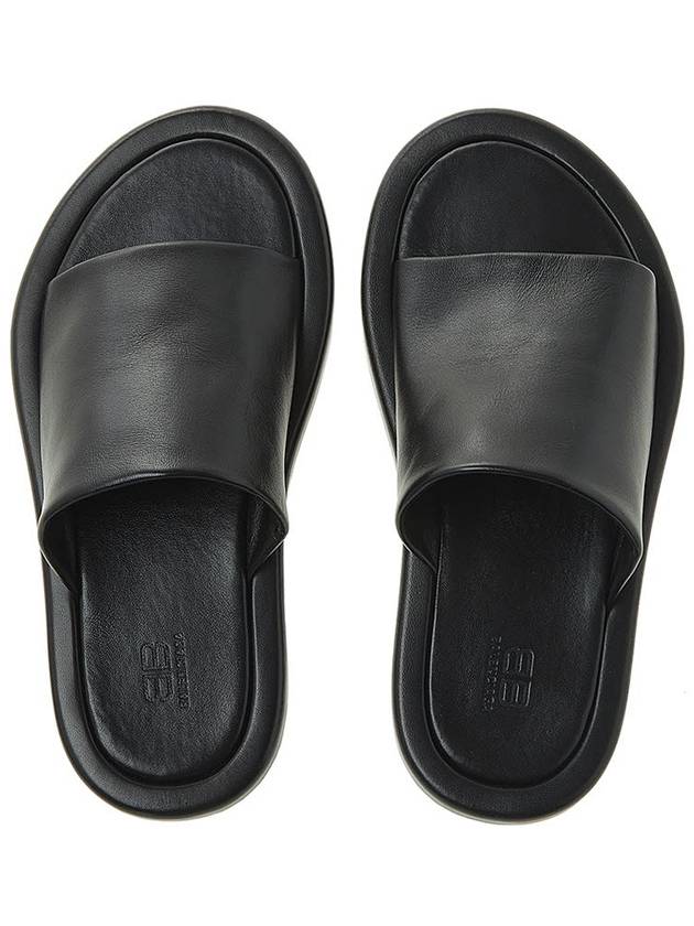 Easy Leather Slippers Black - BALENCIAGA - BALAAN 7