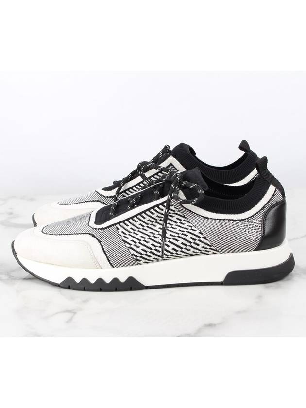 Addict knit sneakers black 41 260 - HERMES - BALAAN 5