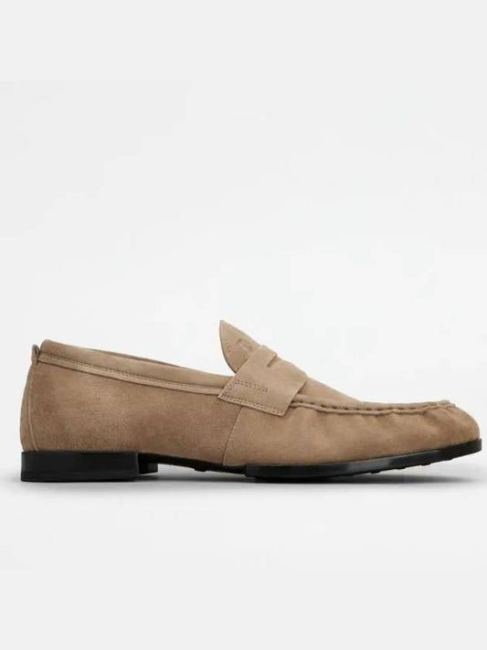 Men's Suede Loafer Brown - TOD'S - BALAAN 2