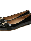 Women’s Varina Bellet Flats Black - SALVATORE FERRAGAMO - BALAAN 3