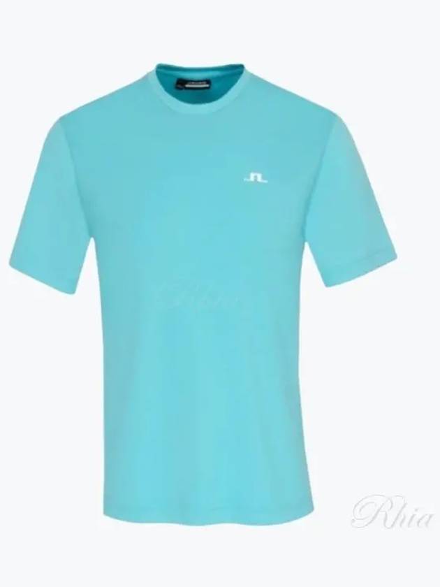 Ade Regular Fit Short Sleeve T-Shirt Light Blue - J.LINDEBERG - BALAAN 2