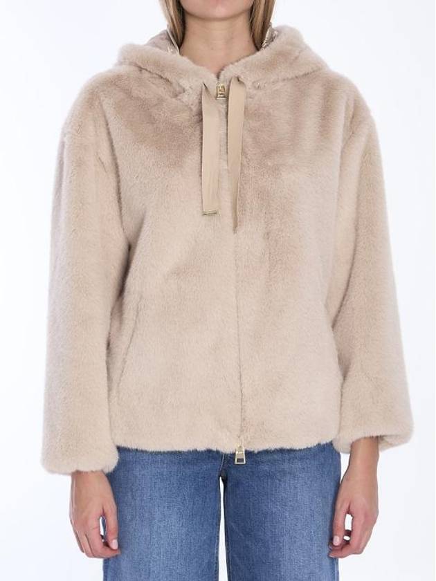 Faux Mink Fur Jacket Chantilly - HERNO - BALAAN 1