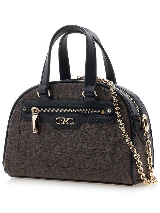 Williamsburg Extra Small Logo Cross Bag Black Brown - MICHAEL KORS - BALAAN 3