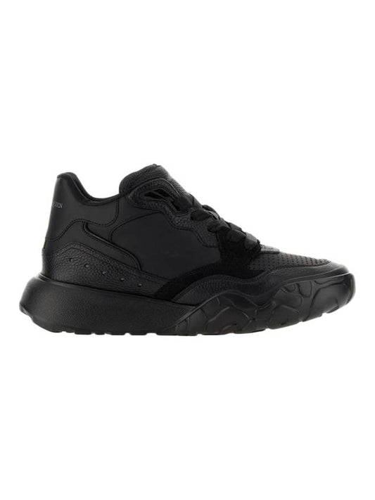 Court Trainer Low Top Sneakers Black - ALEXANDER MCQUEEN - BALAAN 1