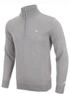 Kian Half Zip-Up Knit Top Melange Grey - J.LINDEBERG - BALAAN 3