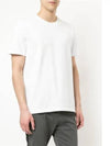 Men's Center Back Striped Short Sleeve T-Shirt White - THOM BROWNE - BALAAN 4