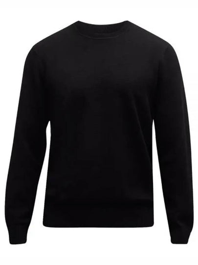 Lamar Wool Crewneck Knit Top Black - THEORY - BALAAN 2