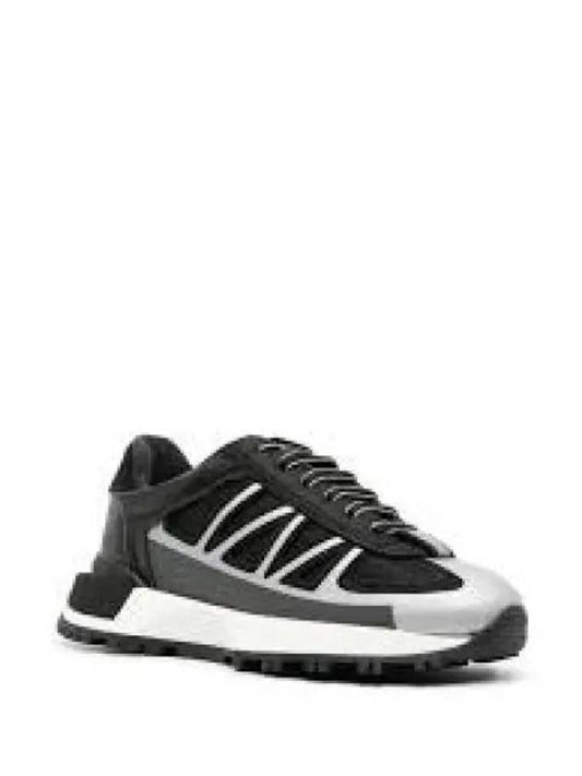 5050 Lace Up Low Top Sneakers Black - MAISON MARGIELA - BALAAN 2